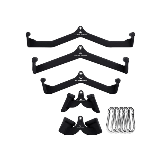 Major Fitness 5pcs Cable Lat-Pull-Down Bar Combo