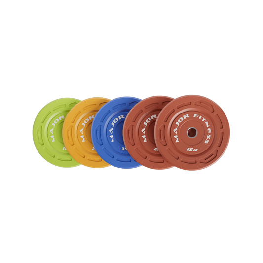 Major Fitness Color Grip Low Bounce Bumper Plates