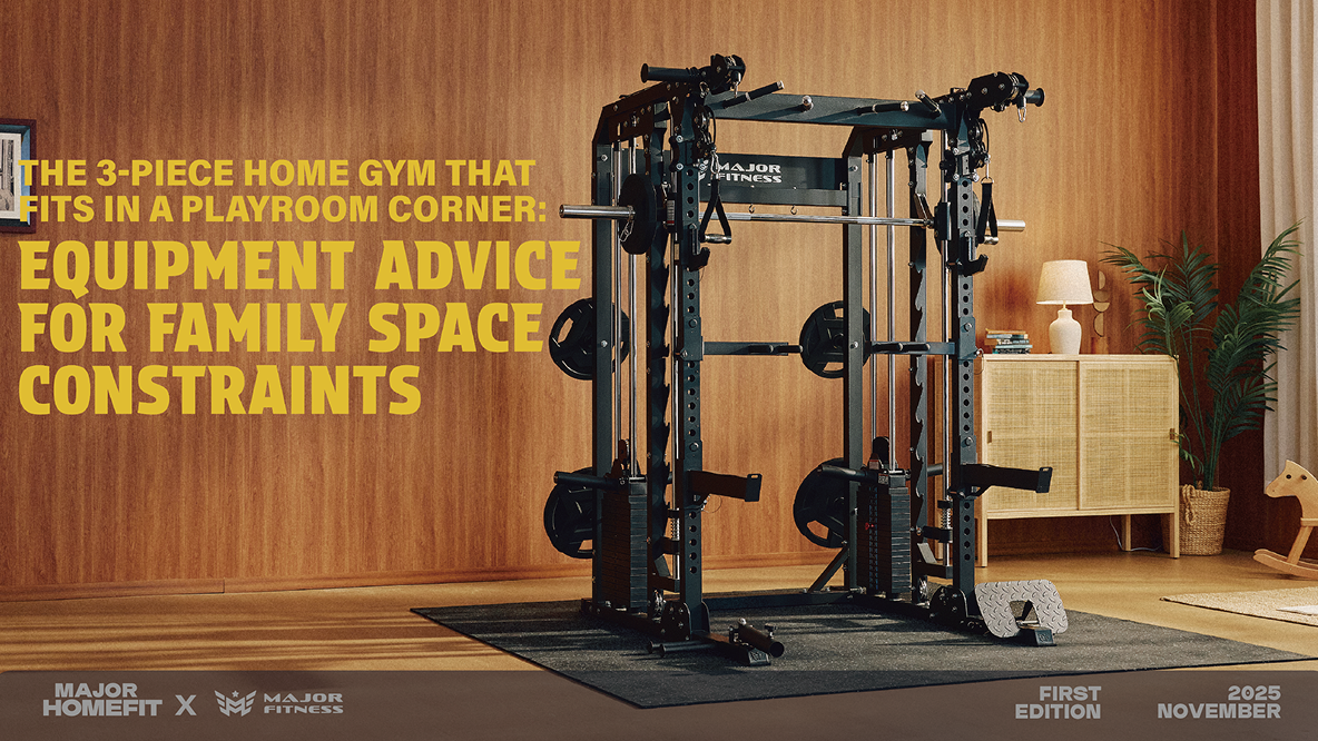 The 3-Piece Home Gym That Fits in a Playroom Corner Equipment Advice for Family Space Constraints